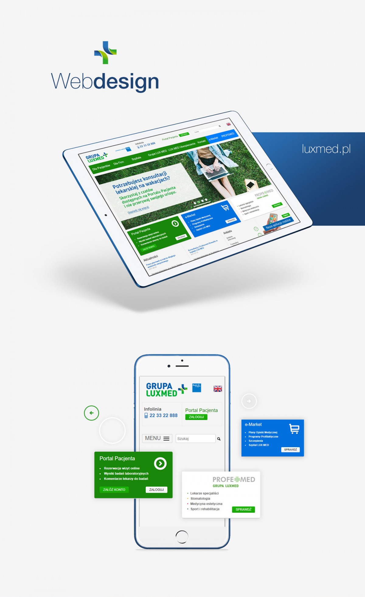 Grupa Luxmed – websites | Portfolio | Veneo