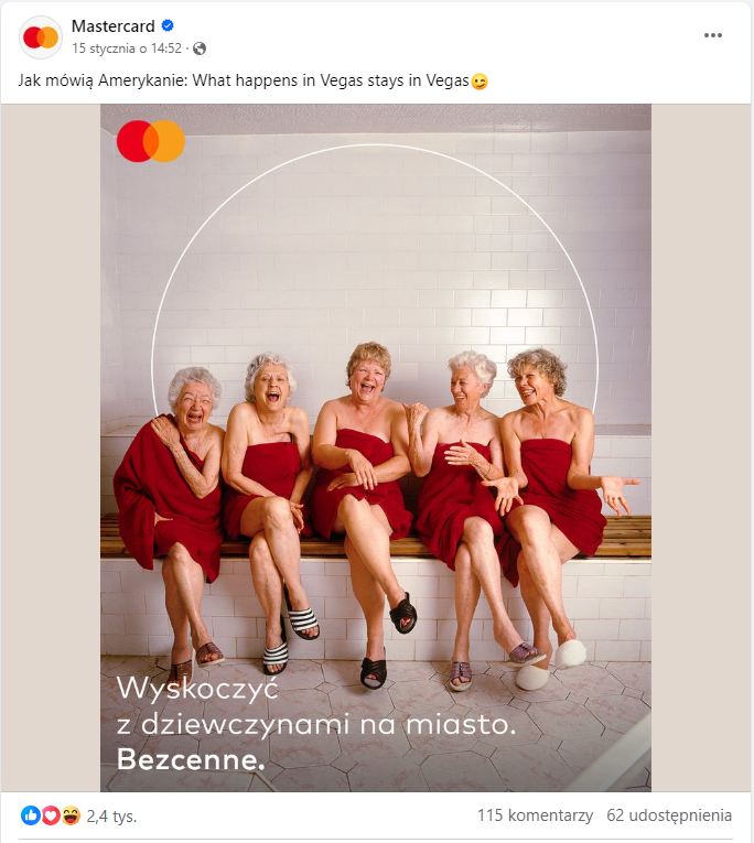 Kreacja marki Mastercard na Dzień Babci