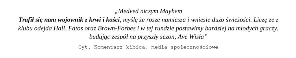 komentarz kibica po oficjalnej informacji w dniu 23.01.2021 r. o wypożyczeniu przez klub nowego piłkarza