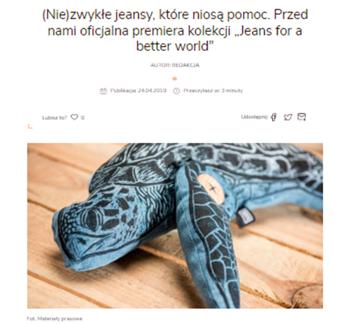 działanie marketingu odpowiedzialnego społecznie prowadzone przez firmę koko jeans