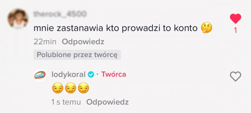 Pozytywne komentarze na profilu Lodó Koral