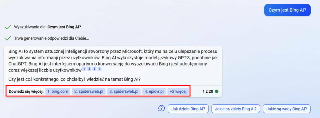 bing ai w SEO