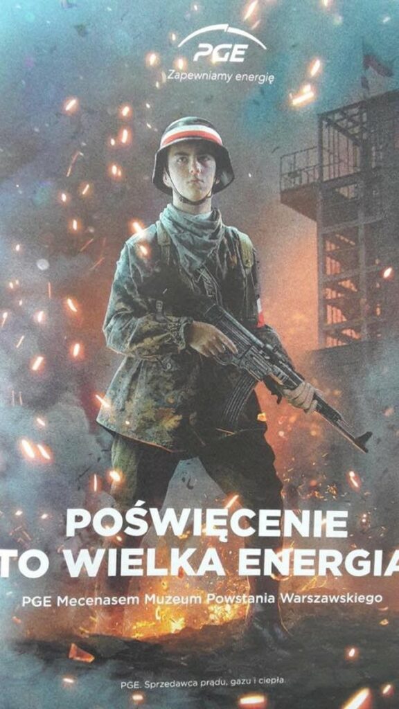 powstanie warszawskie pge reklama