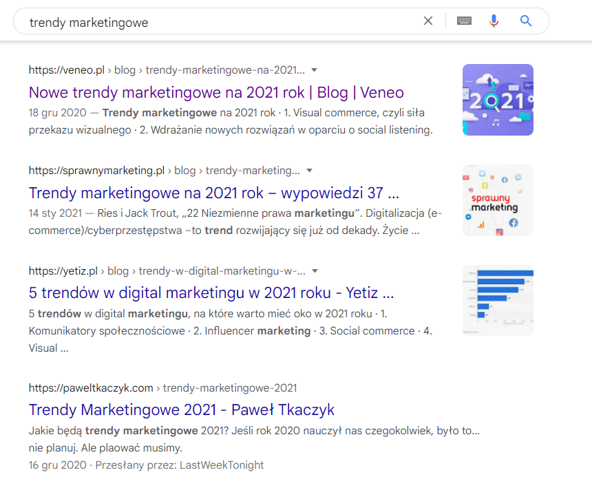 trendy marketingowe 2021