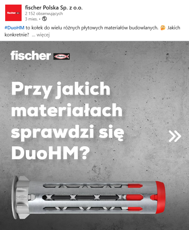 Fischer Polska na LinkedIn