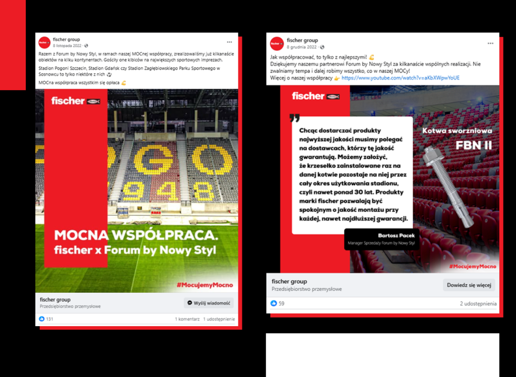 Fischer w mediach społecznościowych