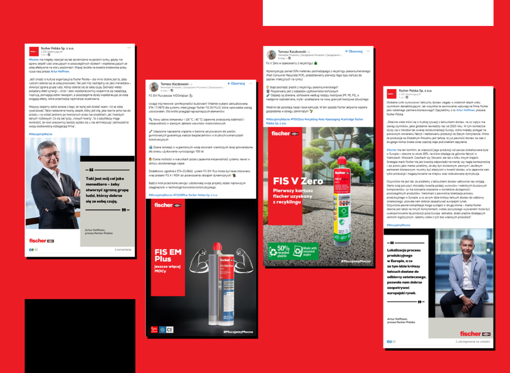 Fischer w mediach społecznościowych
