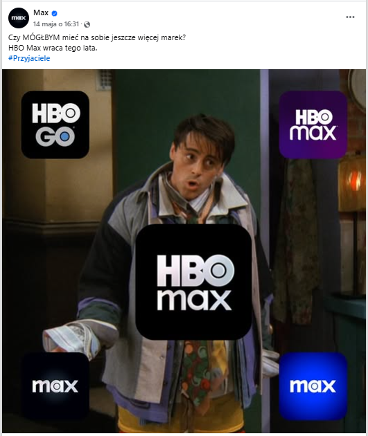 Czy MÓGŁBYM mieć na sobie jeszcze więcej marek? - Mem HBO