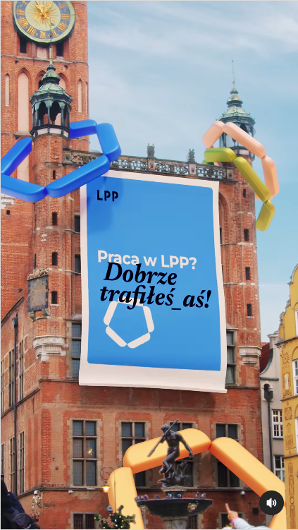 Wykorzystanie technologii FOOH w kampanii employer brandingowej przez grupę LPP