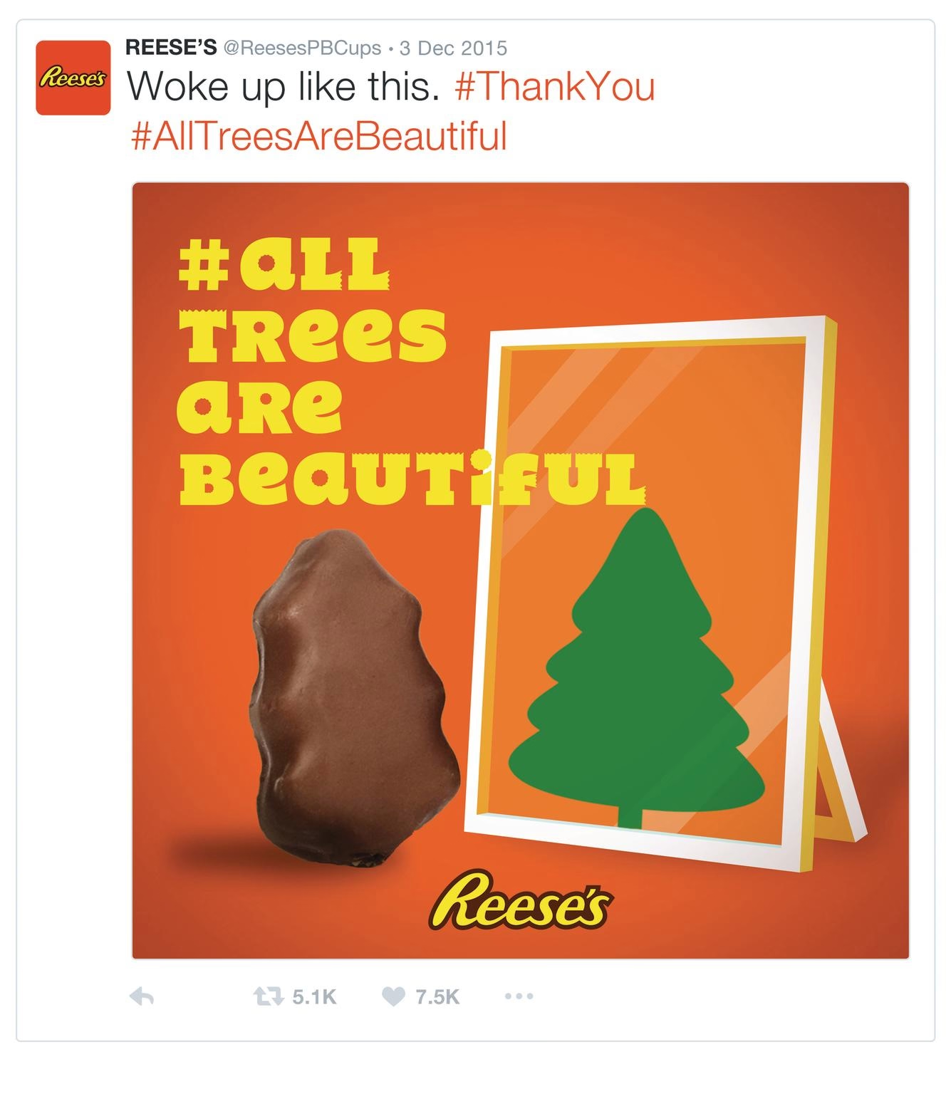 Reese’s – #AllTreesAreBeautiful