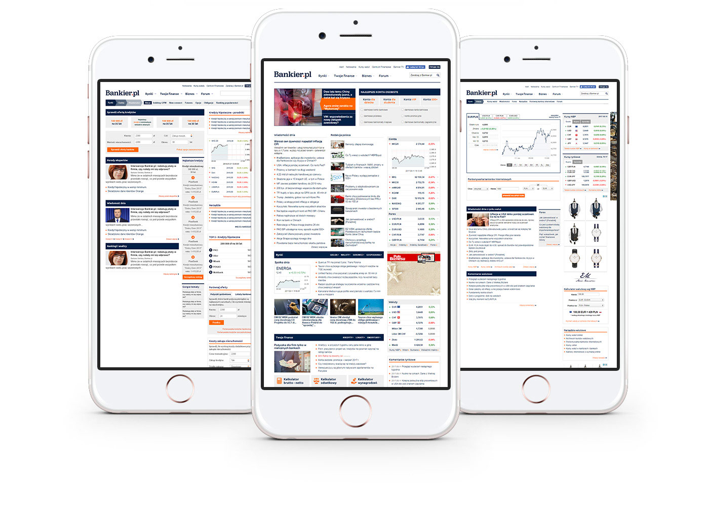 Porfolio Veneo - Bankier.pl – visual identification, a website 2