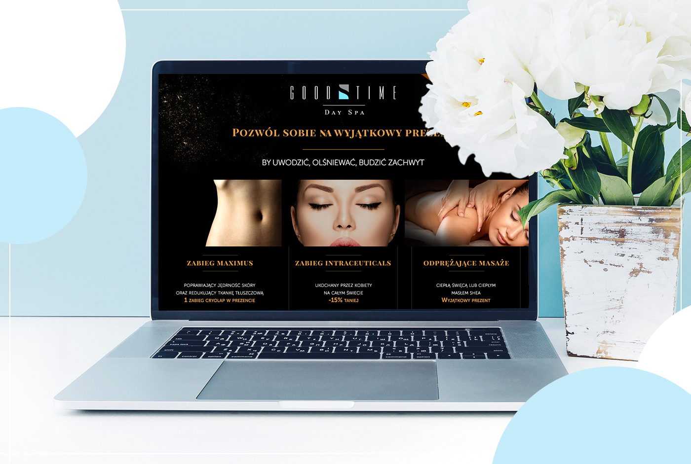 Porfolio Veneo - Good Time Day Spa – website 3