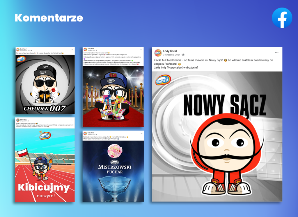 Case studies Veneo -  Lody Koral w mediach społecznościowych 6