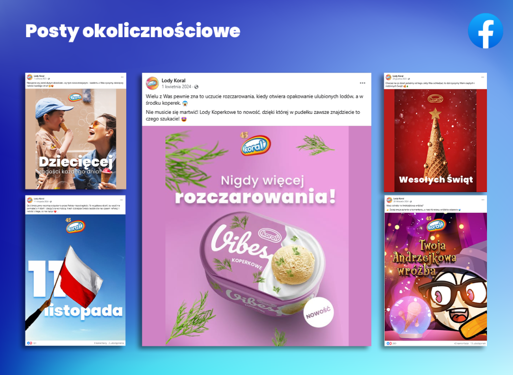 Case studies Veneo -  Lody Koral w mediach społecznościowych 7