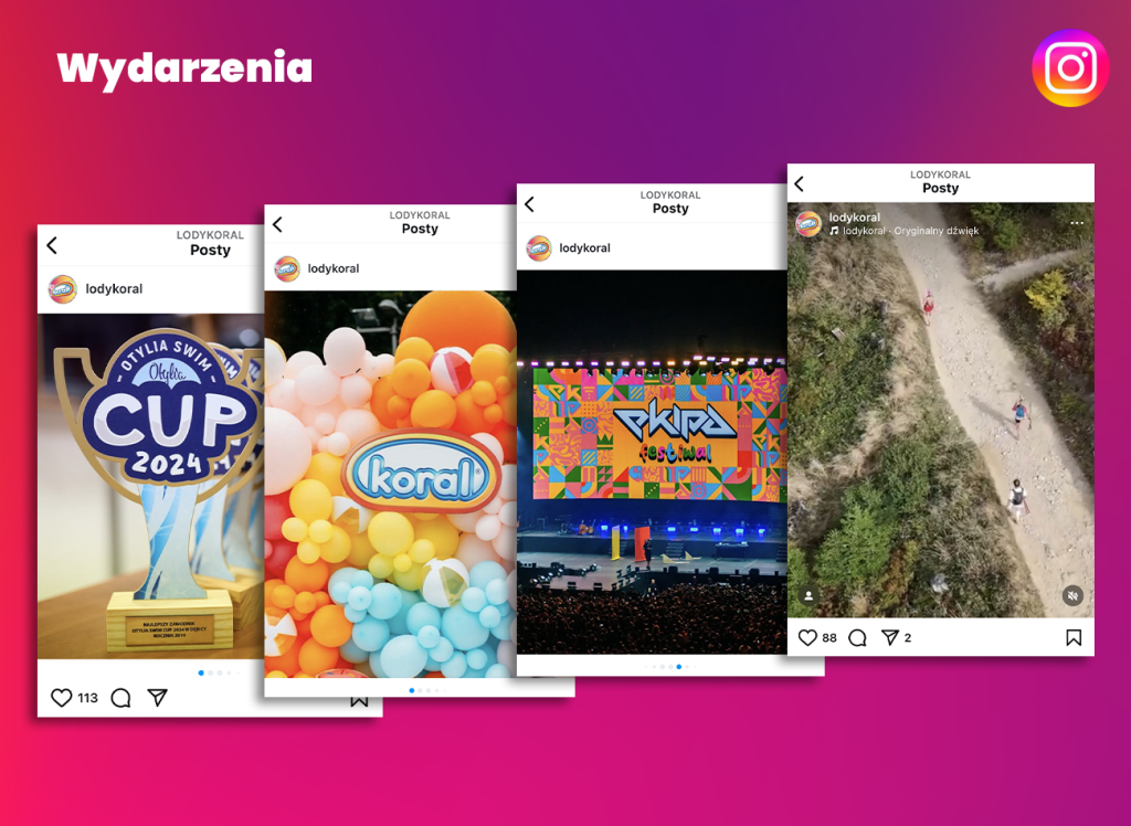 Case studies Veneo -  Lody Koral w mediach społecznościowych 10