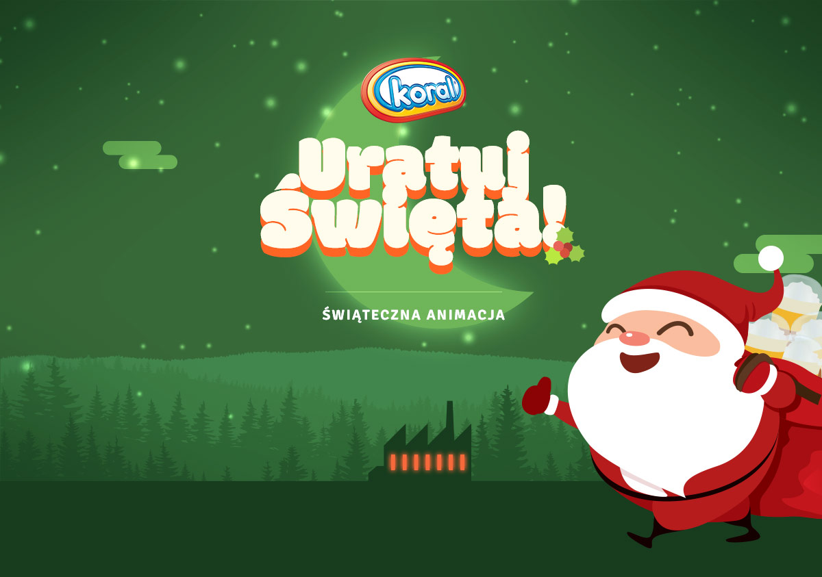Porfolio Veneo - Koral – Uratuj święta! Christmas animation 1