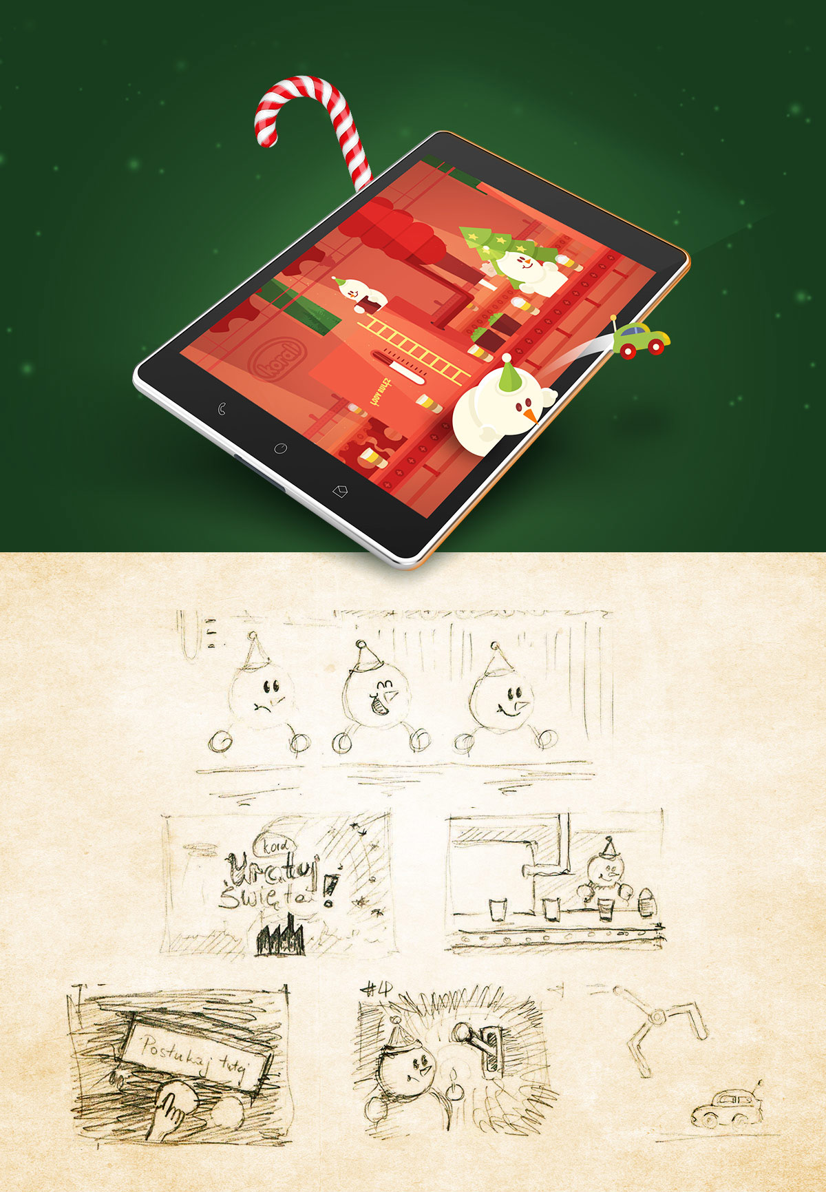 Porfolio Veneo - Koral – Uratuj święta! Christmas animation 2