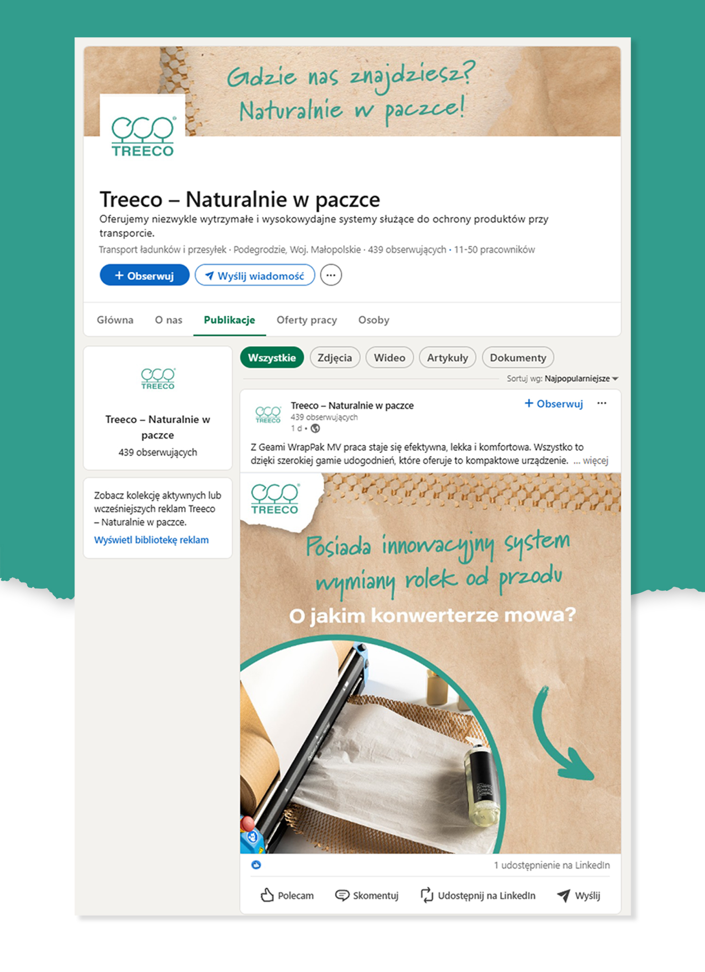 Porfolio Veneo - TreECO – Naturalnie w paczce 7