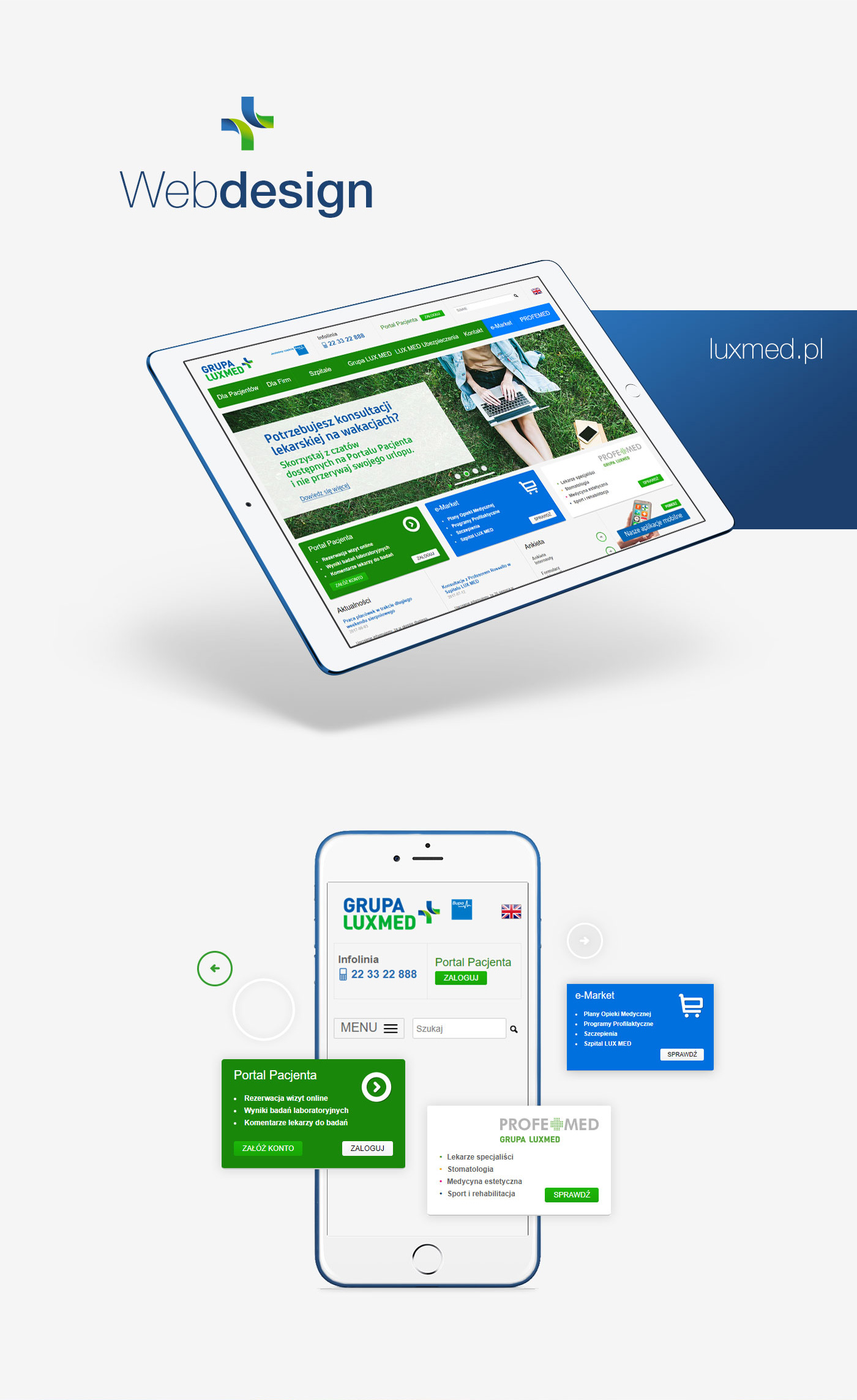Porfolio Veneo - Grupa Luxmed – websites 2