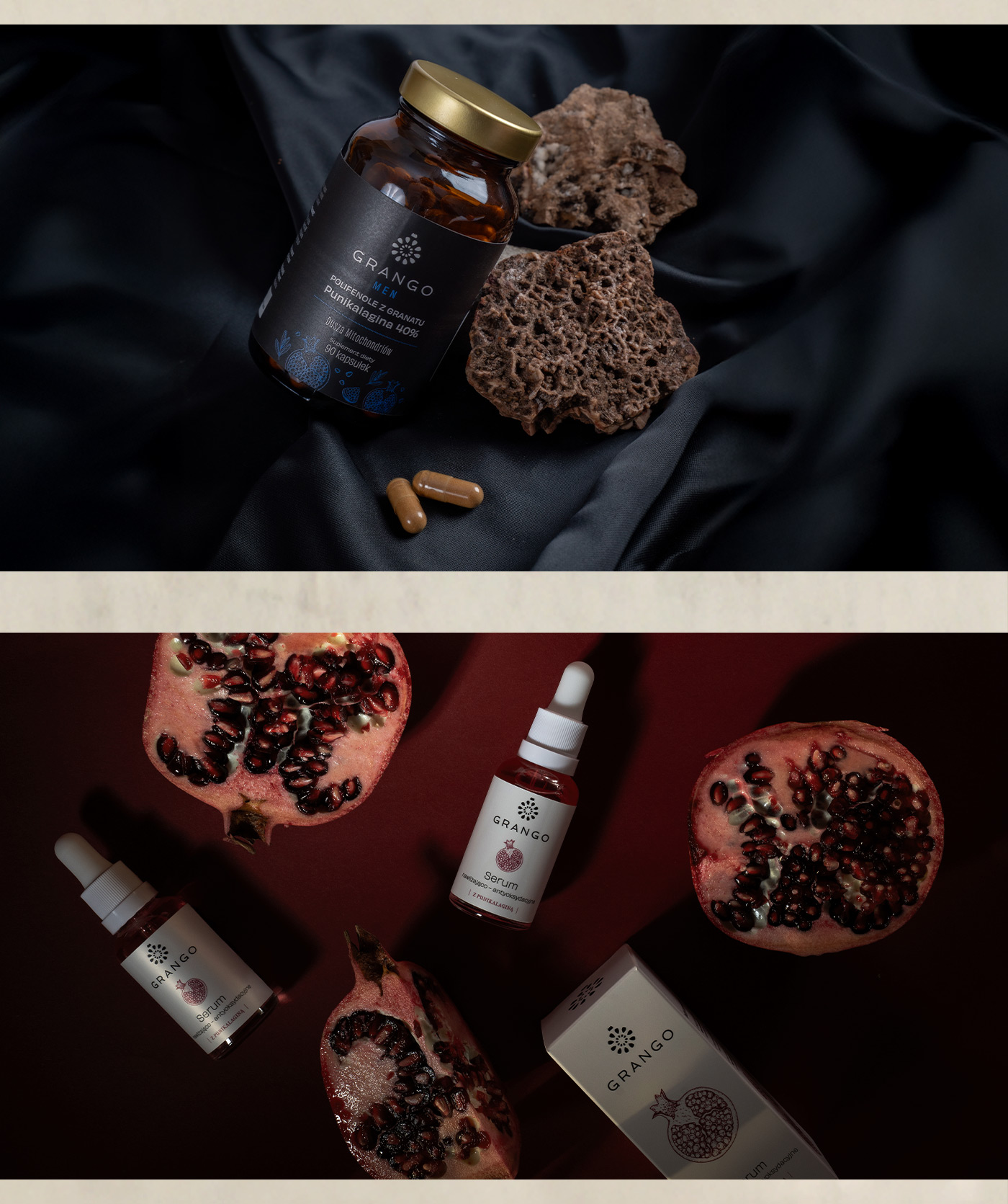 Porfolio Veneo - GRANGO® – nowe opakowania i etykiety dla nutraceutyków i kosmetyków z polifenoli z granatu 8